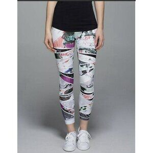 Lululemon High Times Pant *Full-On Luon Pigment Wave Sz 6 EUC